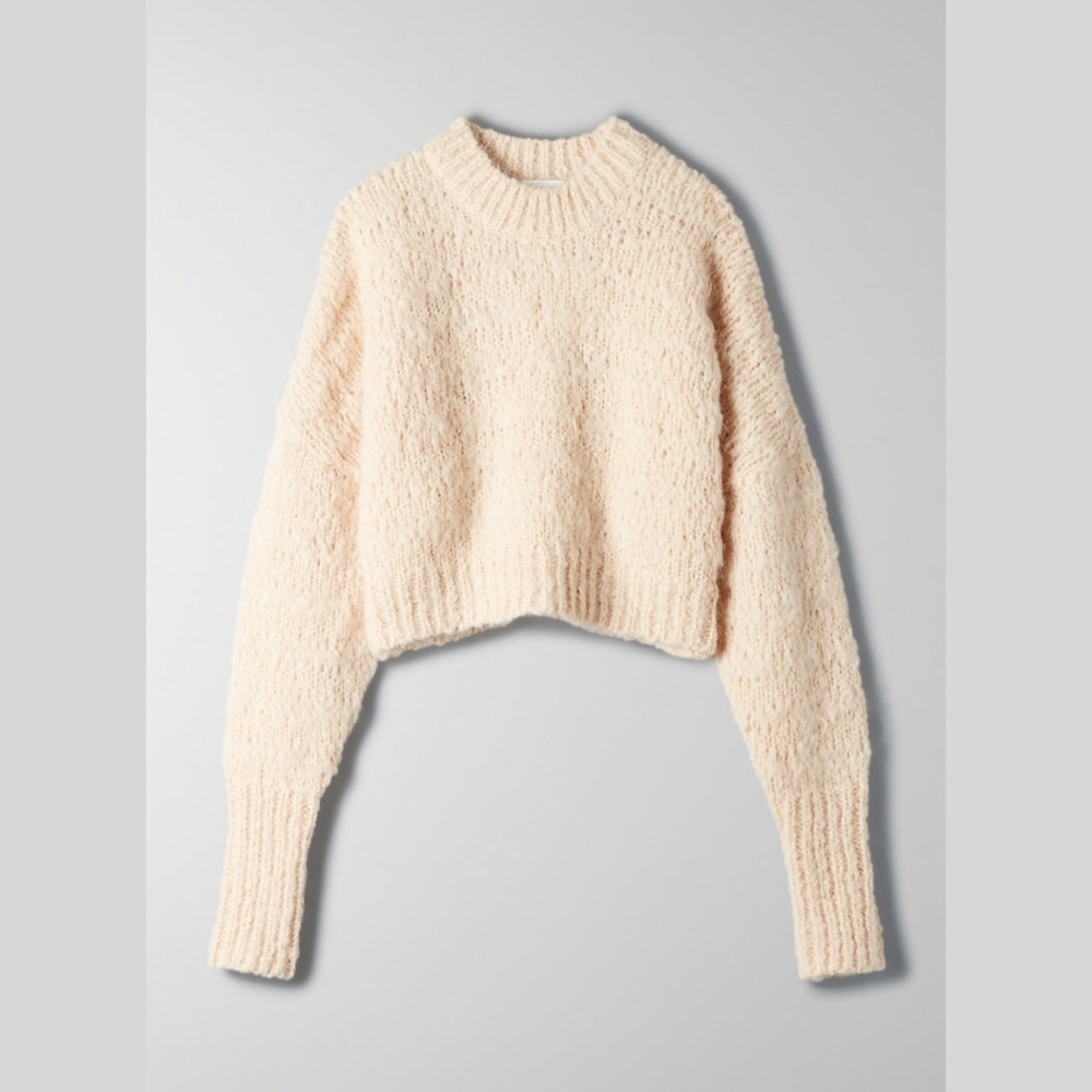 Aritzia Wilfred LUNE ALPACA SWEATER